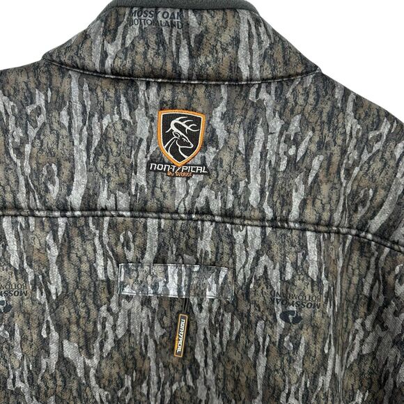 Drake Non-Typical Silencer Full Zip Jacket Mossy Oak Bottomland Mens Size 3XL - Picture 4 of 14